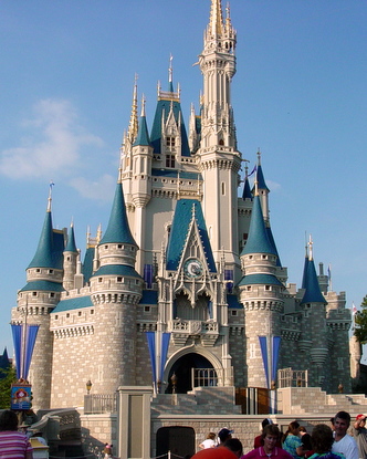 magic kingdom castle florida. GRIN # 351